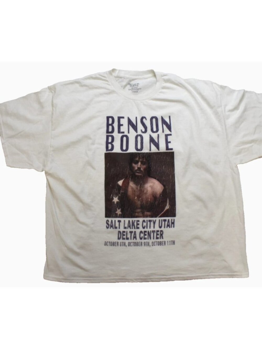 Benson Boone Womens Salt Lake City Delta Center 3 Nights Tour Shirt New 2XL
